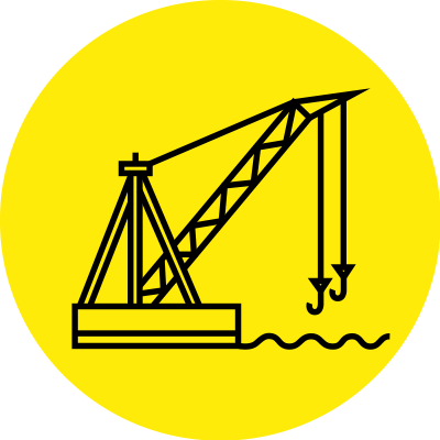 Offshore cranes